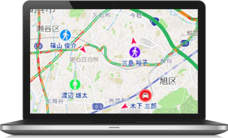 誰が今どこで何をしているのかわかる地図